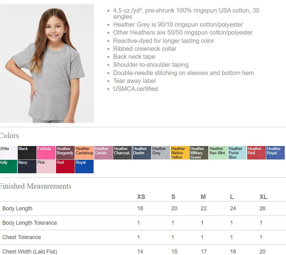 Youth Tultex