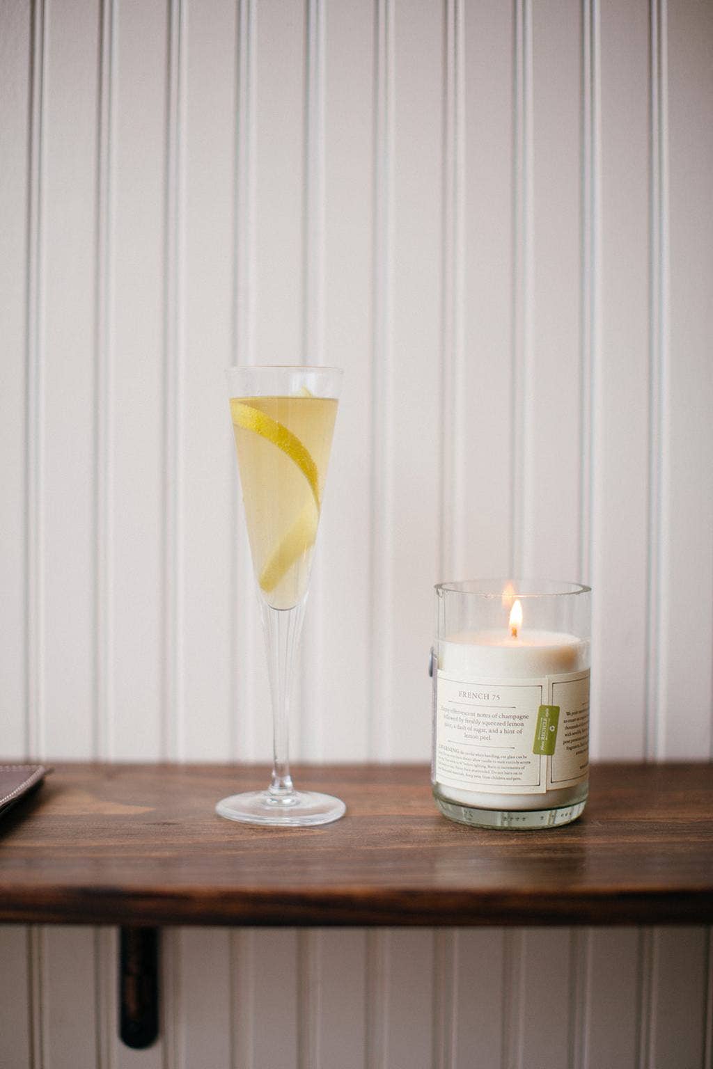 French 75 Blanc Candle