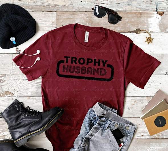 244. Trophy Husband - Black Ink