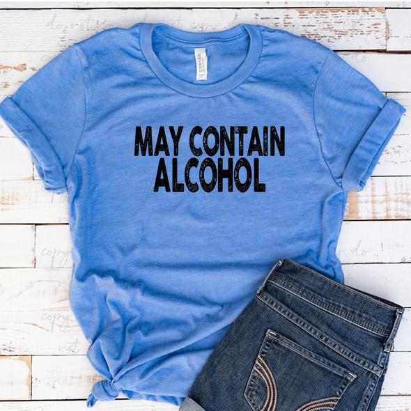175. May Contain Alcohol - Black Ink