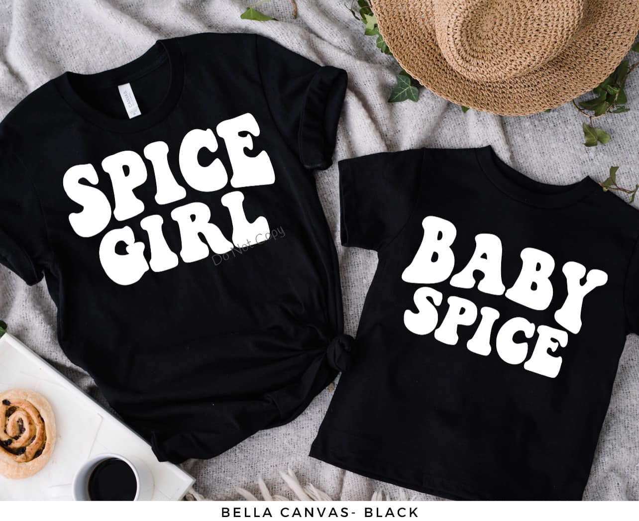 586. Baby Spice & Spice Girl - White Ink