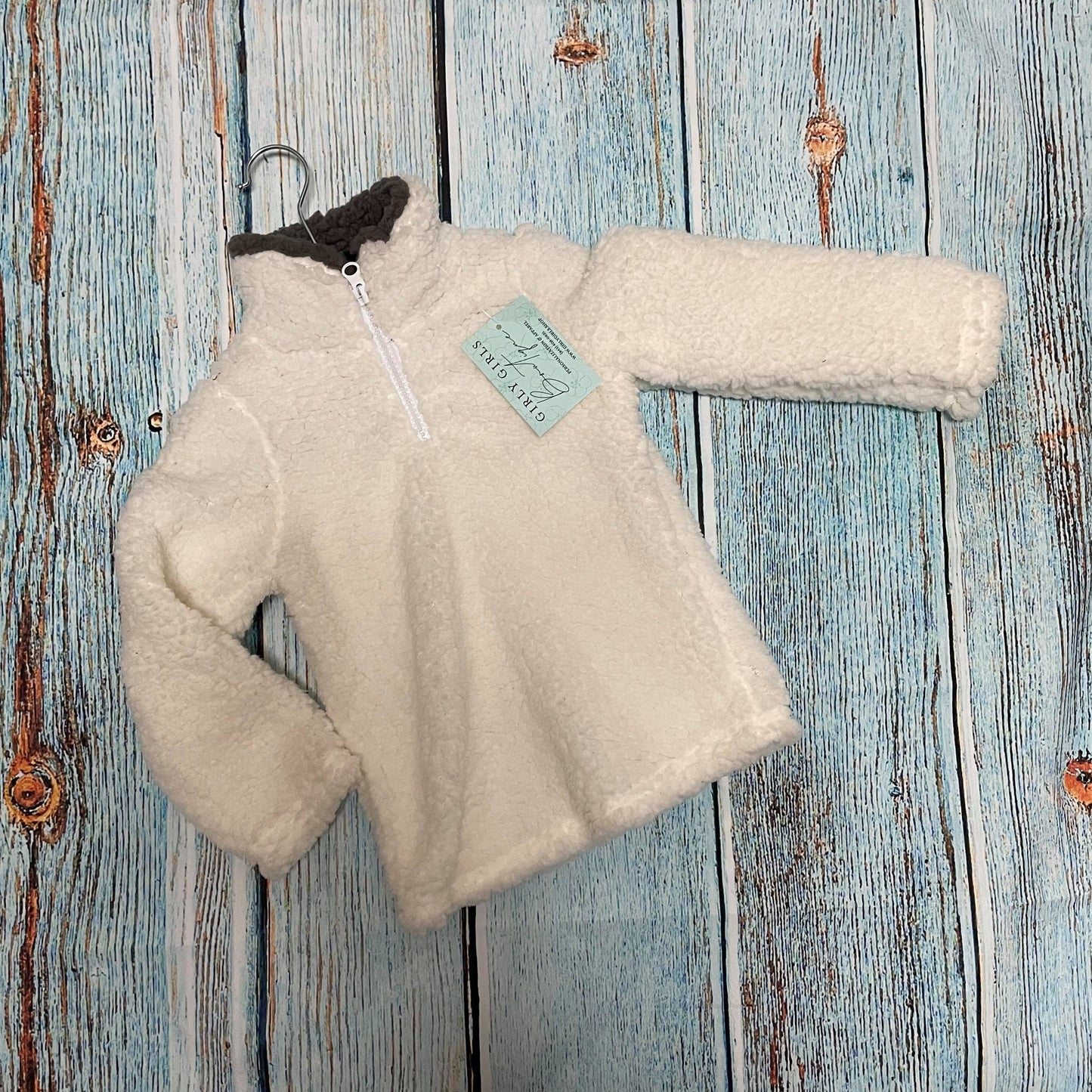 Kids White Sherpa
