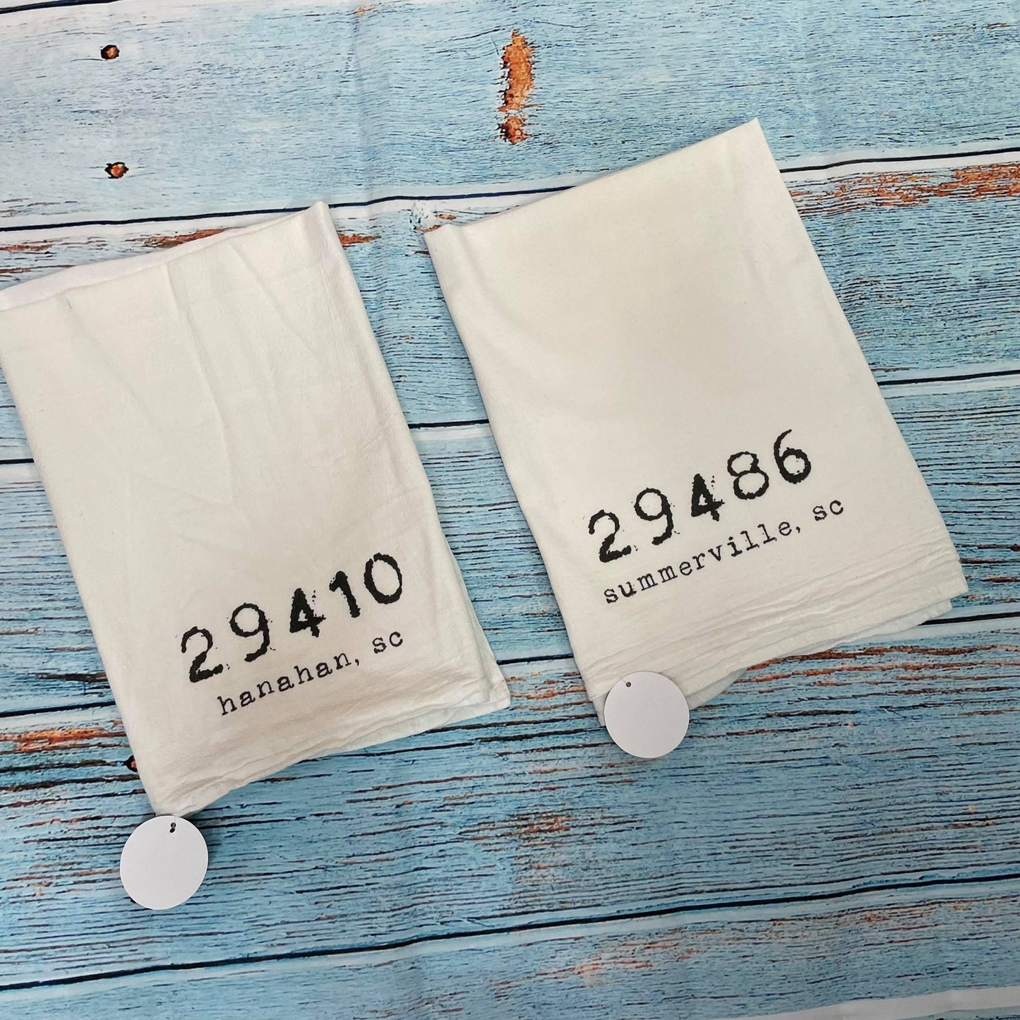 Zip Code - Cotton Tea Towel