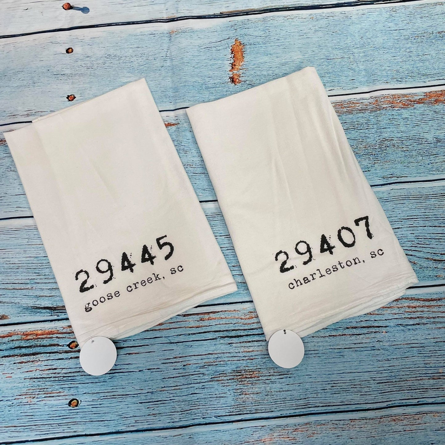 Zip Code - Cotton Tea Towel