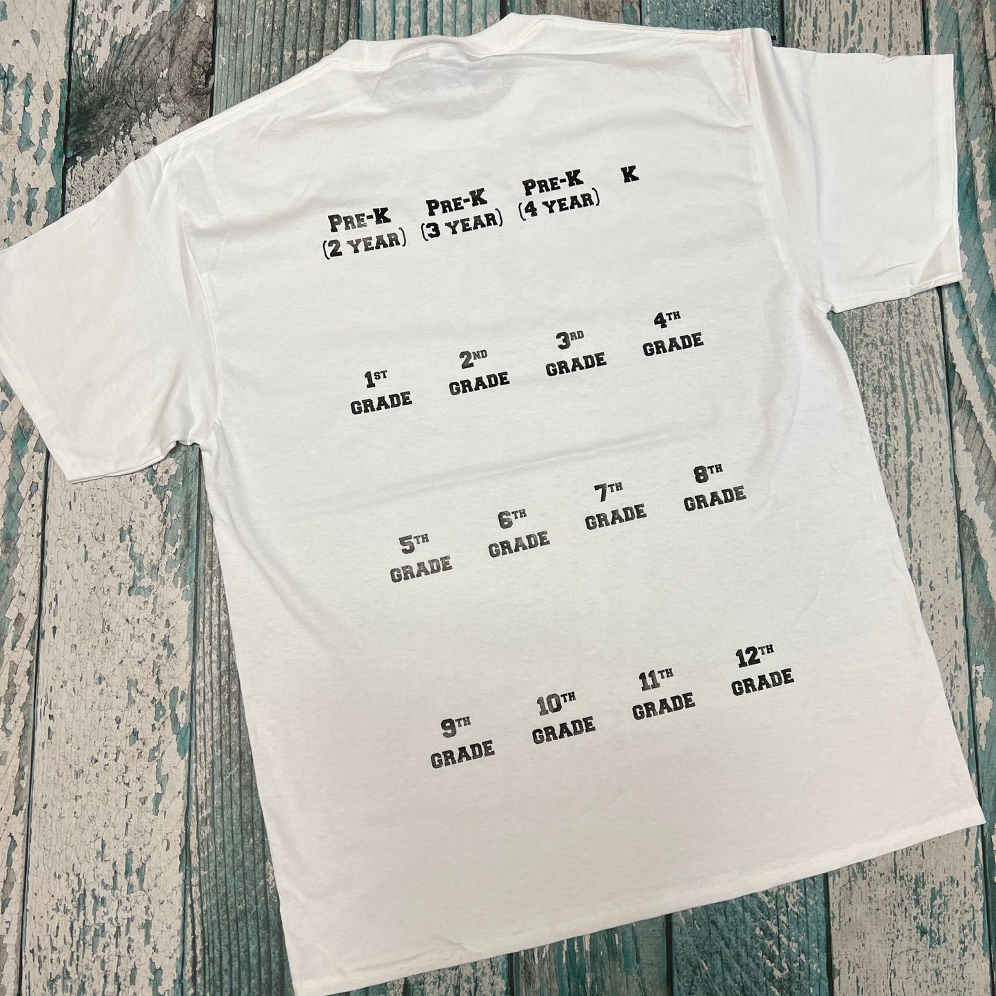 723. Graduation Hand Print C/O U pick Year - Black Ink