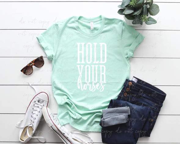 157. Hold Your Horses - White Ink