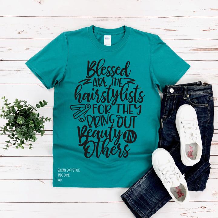 347. Blessed are The Hairstylists - Black Ink