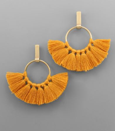 Tassel & Bar Earrings