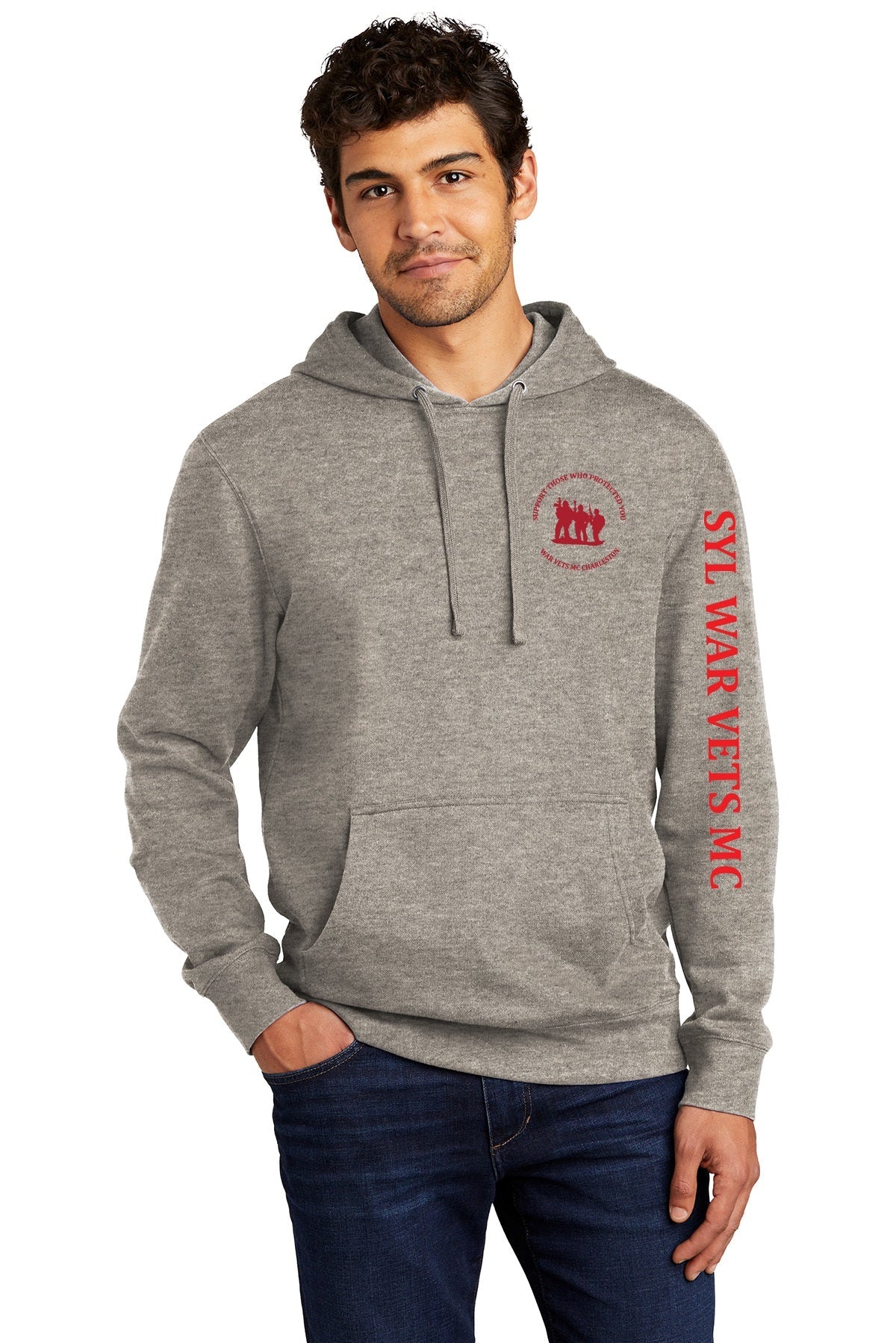 Grey- Skull Gold/Red