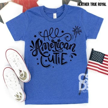 446. All American Cutie YOUTH - Black Ink