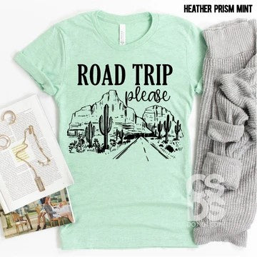 499. Road Trip Desert Scene - Black Ink