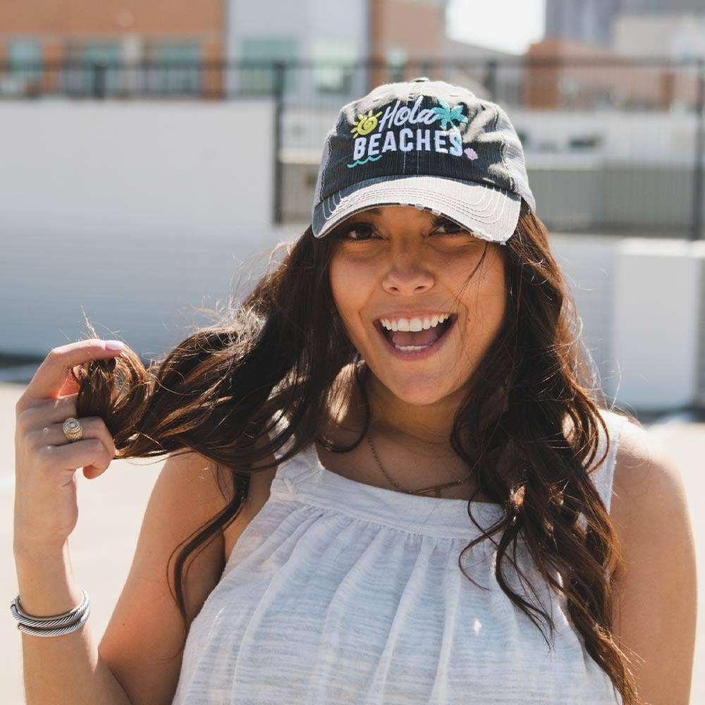 Hola Beaches Trucker Hats