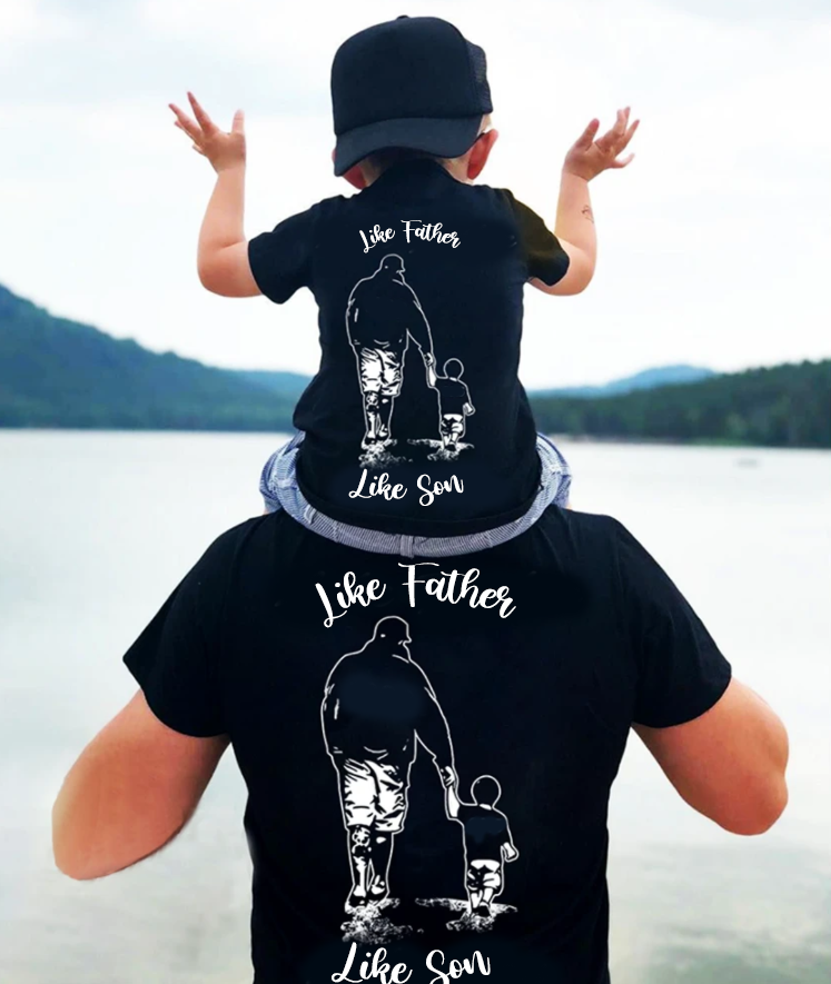 238. Like Father Like Son (Daddy & Me) - White Ink