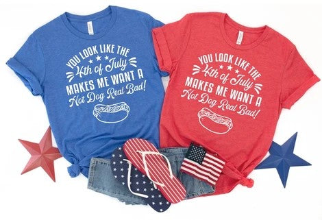 477. You Look Like the 4th of July - White Ink