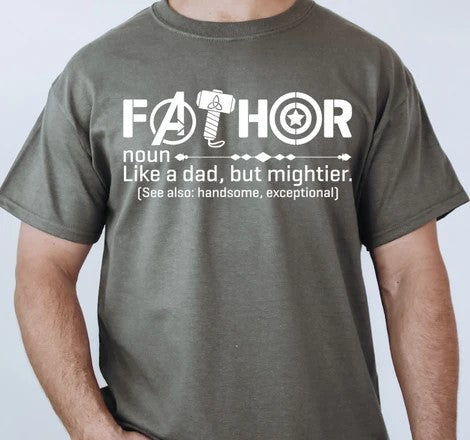 437. Fathor - Like a Dad but Mightier - White Ink