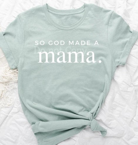 435. God mad a Mama - White Ink