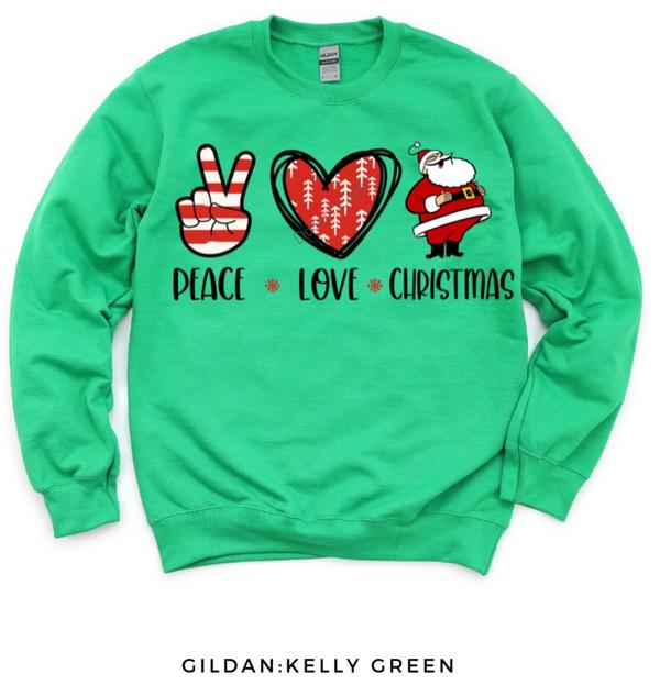 719. Peace love Christmas - Full Color