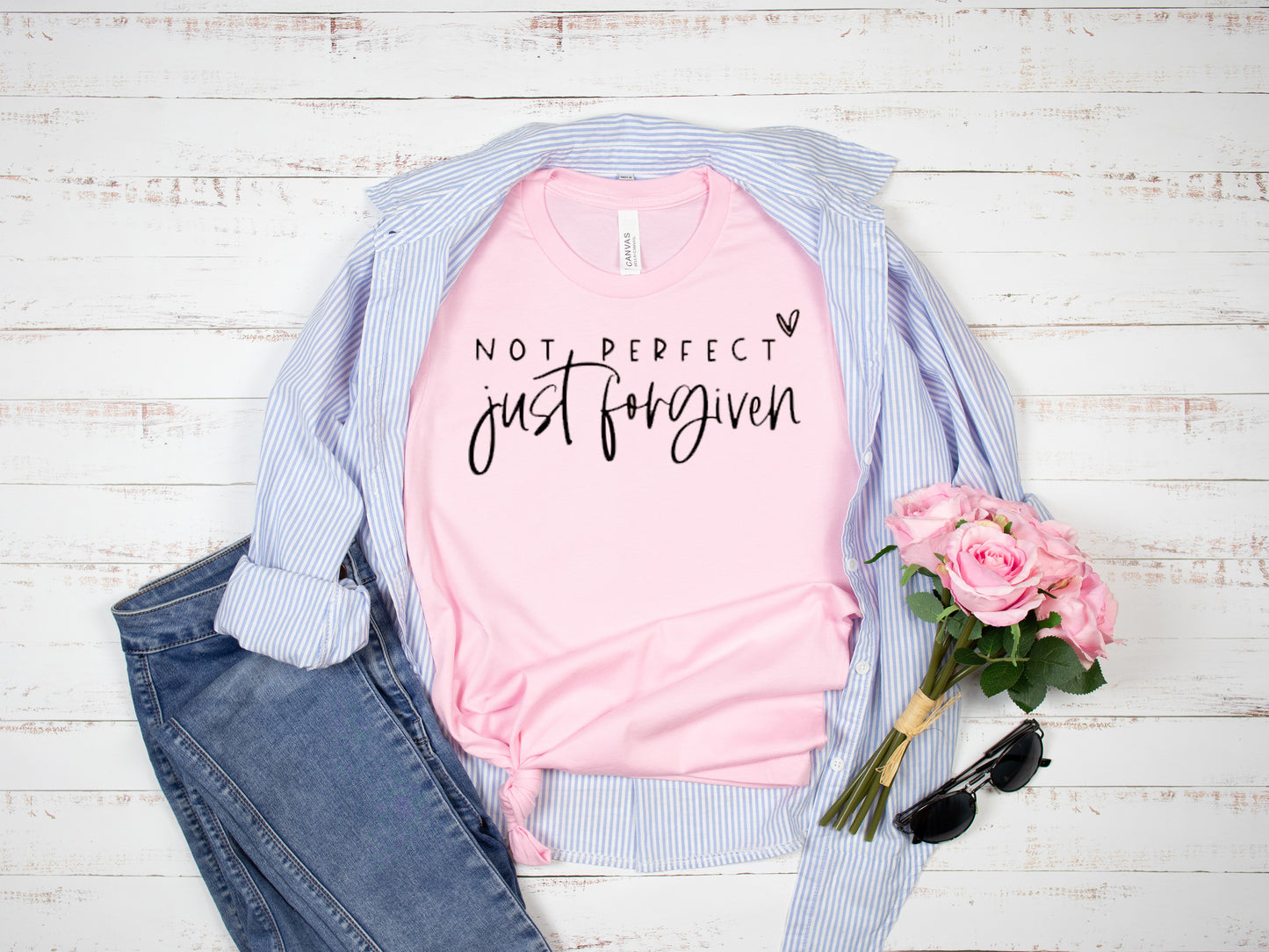 245. Not Perfect, Just Forgiven - Black Ink