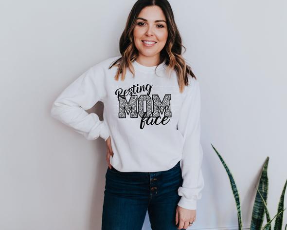 113. Resting Mom Face - Black Ink