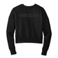 CODE BLACK - CROPPED CREW