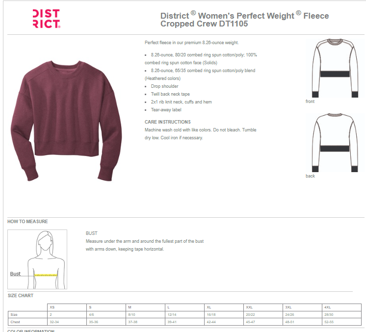 CODE - CROPPED CREW - RHINESTONE