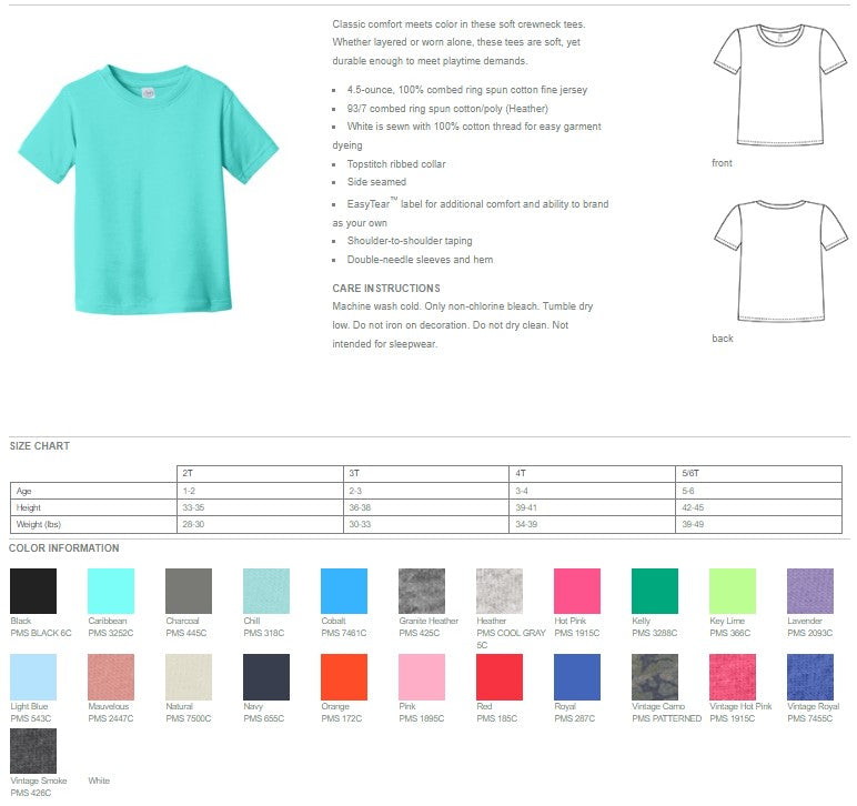 YOUTH Fine Jersey Tee