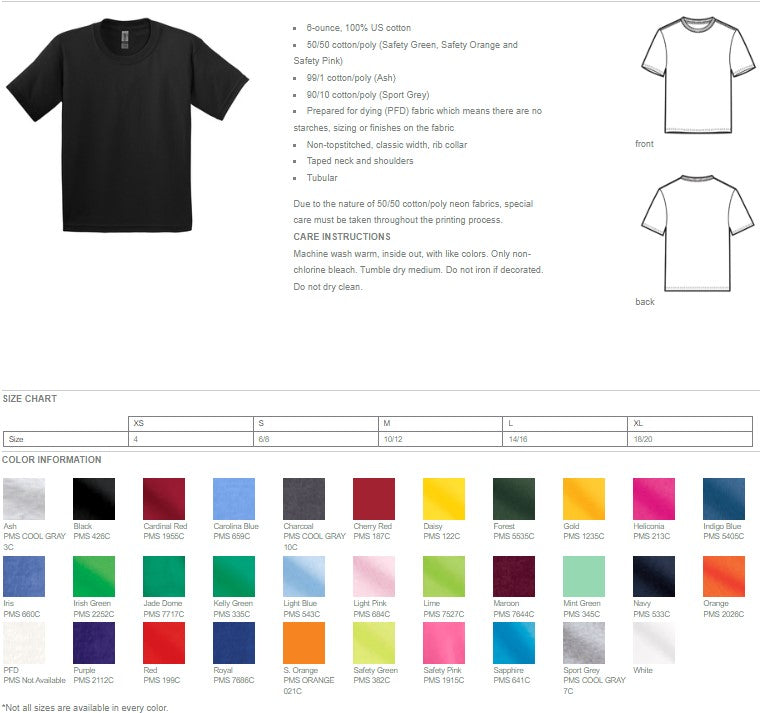 Youth Gildan Ultra Cotton