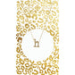 Gold Block Initial Necklace