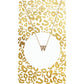 Gold Block Initial Necklace