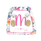 Kid's Gold Initial With Pearl Stud Earring Set