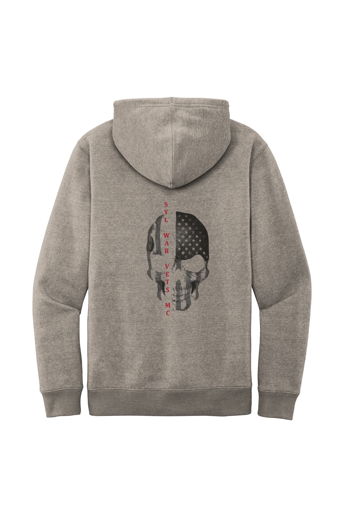 Grey- Skull Red Star