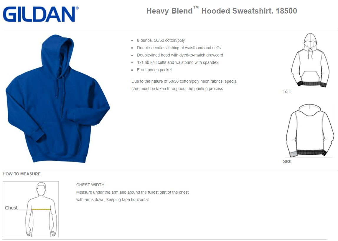 Gildan - Heavy Blend™ Hooded Sweatshirt