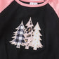 Pink Christmas Tree Icing sleeve shirt