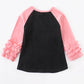 Pink Christmas Tree Icing sleeve shirt