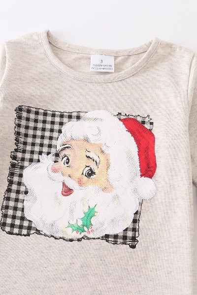 Christmas Santa Bell Sleeve Shirt