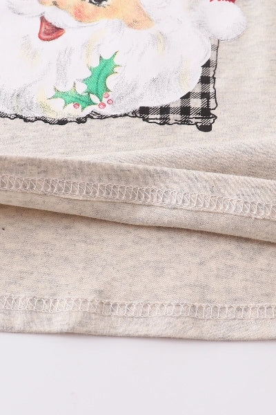 Christmas Santa Bell Sleeve Shirt