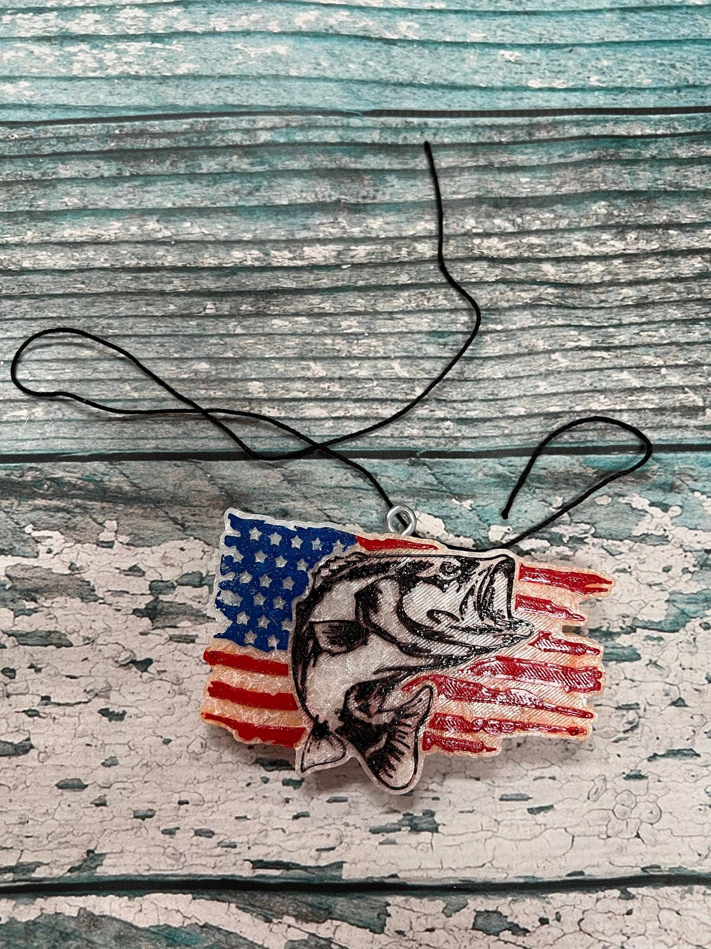 Flag + Fish Freshie - Coastal