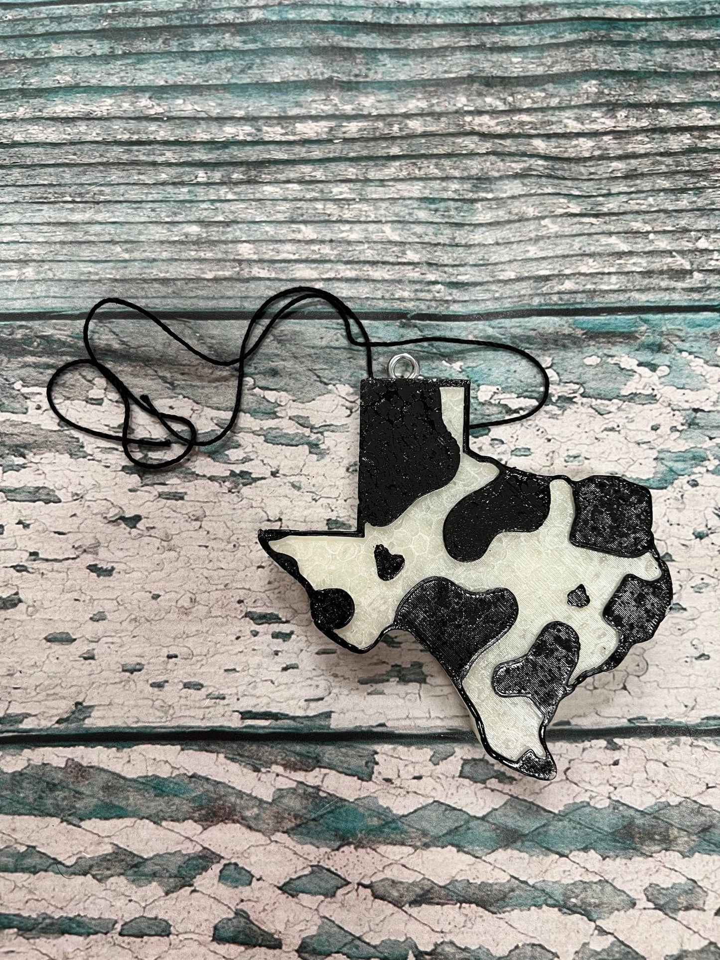 Cow Print TX Freshie - Vixen