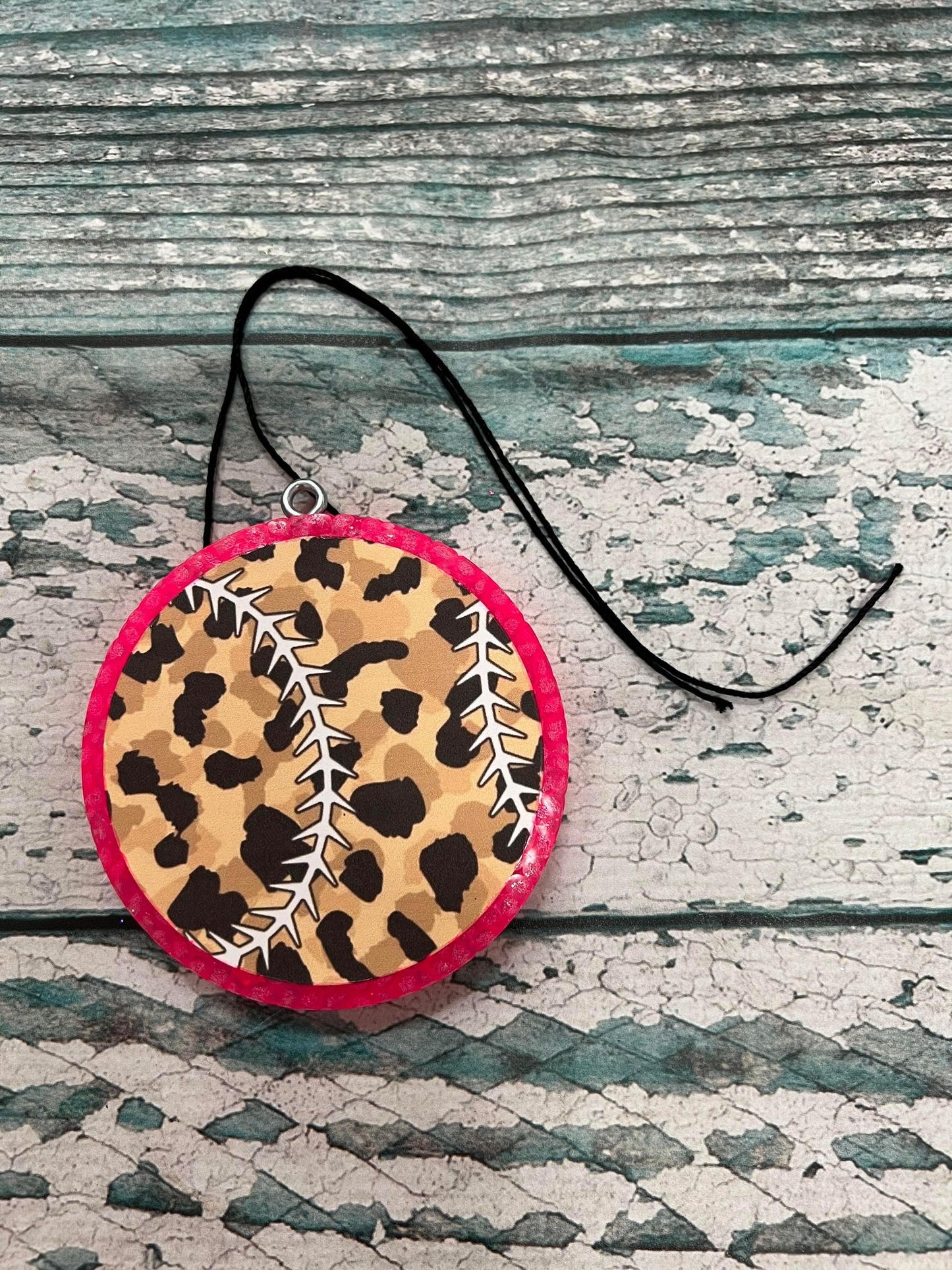 Leopard Baseball Freshie - Black Forest