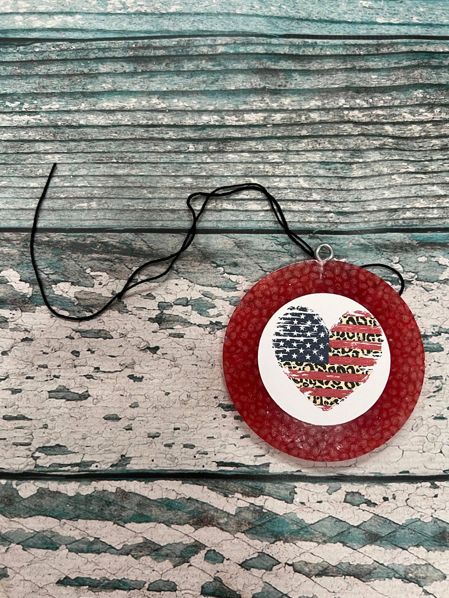 Leopard Flag Freshie - Cherry Bomb