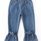 Bow Front Kids Denim Jeans