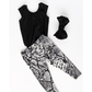Maggie Cap Sleeve Leotard - Black