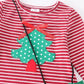 Red Stripe Christmas Tree 3pc