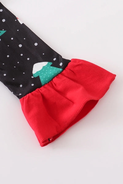 Christmas Tree Bubble Baby Romper