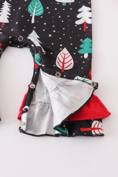 Christmas Tree Bubble Baby Romper
