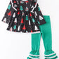 Christmas Tree Bell Pants Set