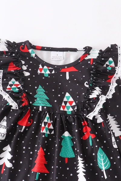 Christmas Tree Bell Pants Set