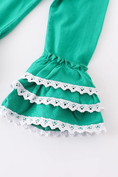 Christmas Tree Bell Pants Set