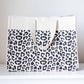 Malawi Manhattan Tote Natural/Black 17x13.5x8