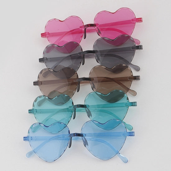 Translucent Heart Sunglasses